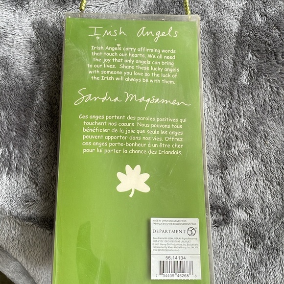 Department 56 Sandra Magsamen Artful Irish Angels Ornament Collectible NWT - Picture 6 of 9
